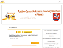 Tablet Screenshot of pcdzn.edu.pl